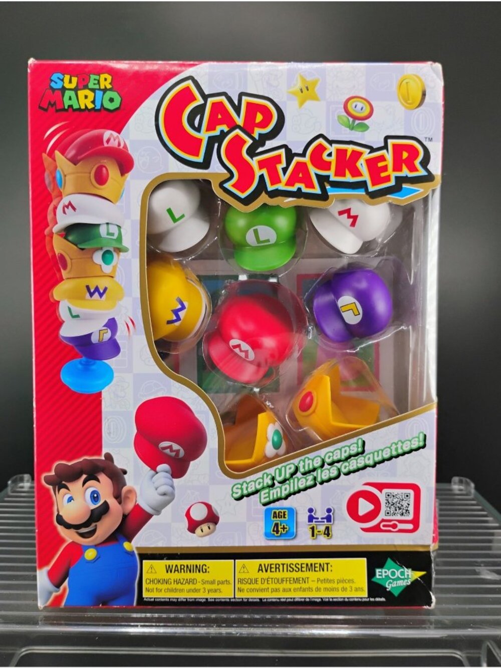 Super Mario Cap Stacker Fun Game By Epoch For Ages 4+